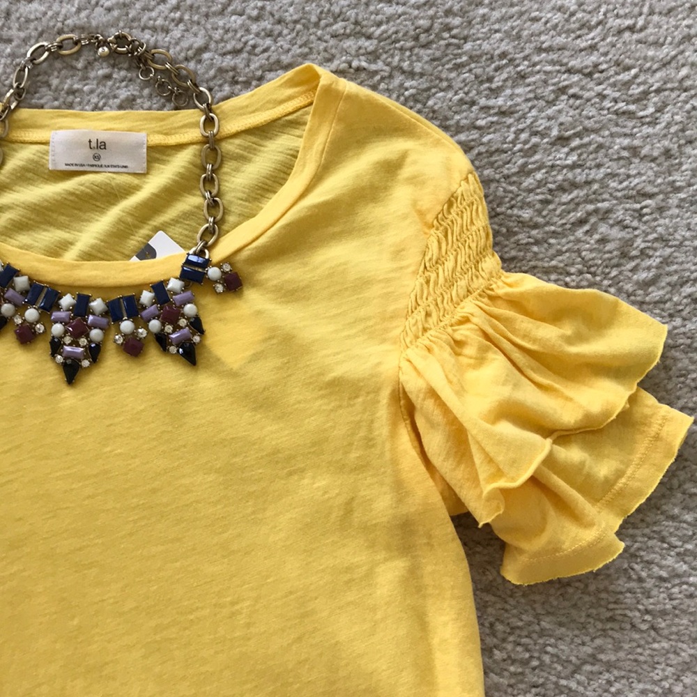 {Anthropologie} Sappho Ruffled Top - Picture 3 of 8